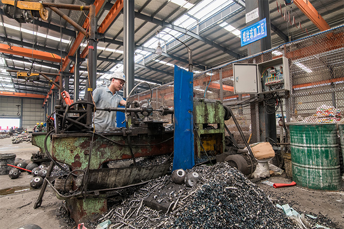 北票网架配件车间